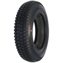 This 14 x 3 in. (3.00-8) Primo Powertrax Wheelchair Tire features a C-248 knobby tread in black