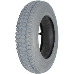 This 14 x 3 in. (3.00-8) Primo Powertrax Pneumatic wheelchair tire is standard on many wheelchair models