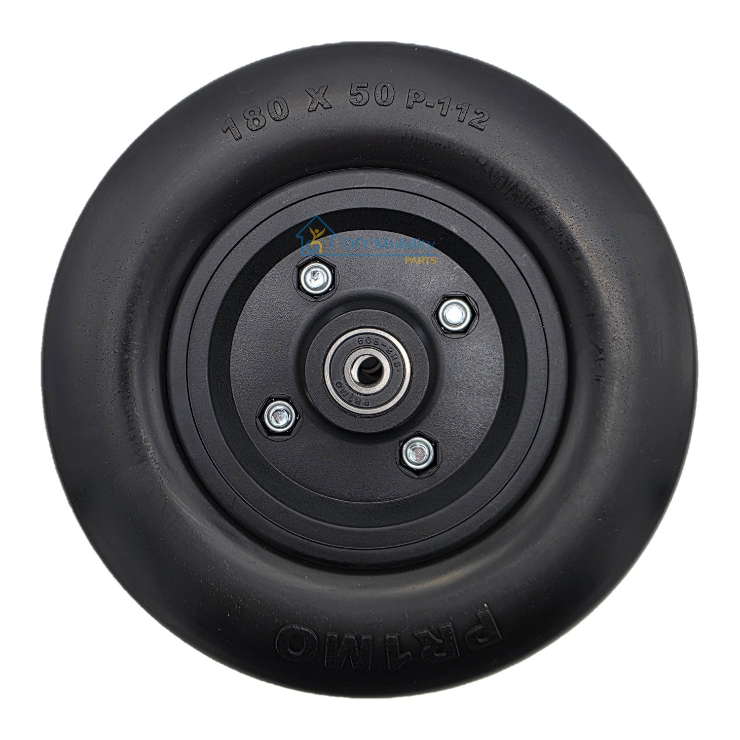 Quantum Edge 4 replacement caster wheel assembly with 608-2RS precision bearings