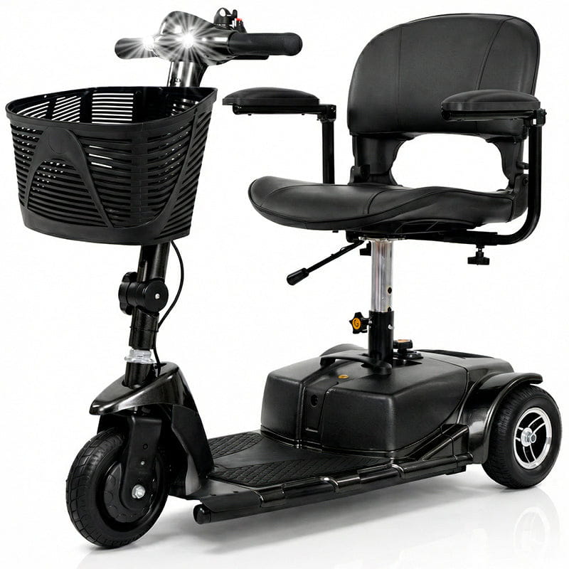 3 Wheel Mobility Scooter - Electric Long Range Powered Wheelchair