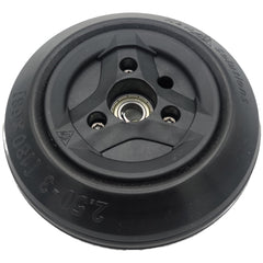 2.50-3 (180 x 68) Caster Wheel for Permobil M1 M3 Wheelchair - Angled view showing offset bearing