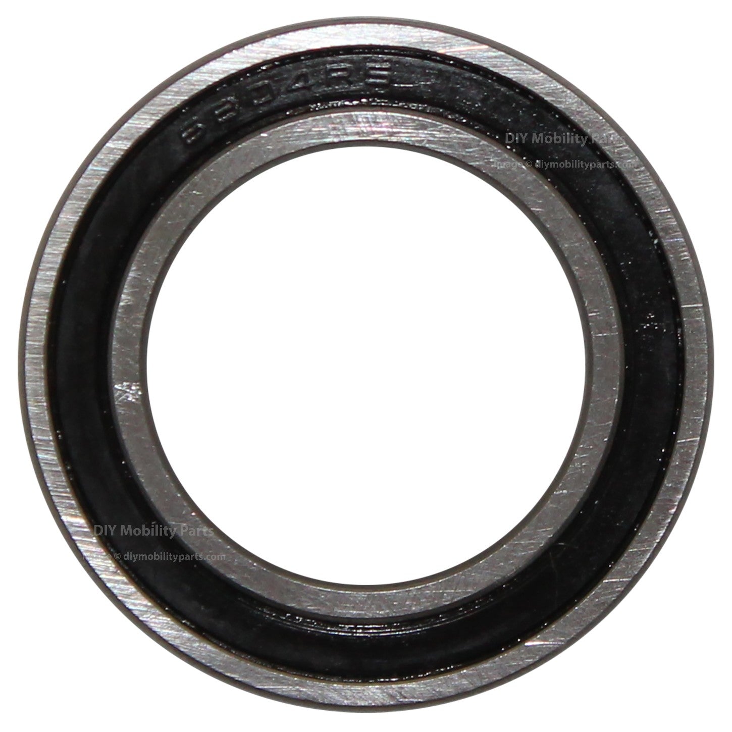 Side view of the 20 mm x 32 mm 6804RS Precision Wheelchair or Scooter Bearing