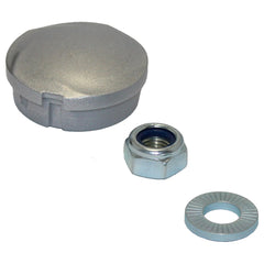 Close up view of 228 x 70 Invacare Pronto P31 Drive Wheel Assembly showing included hardware