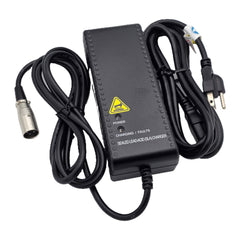 Top view of the replacement 24V 3.5A Battery Charger for Power Chairs and Mobility Scooters (UPG 71641 / 24BC3500T-4)