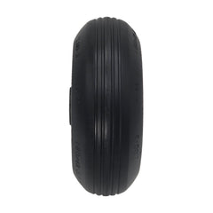 The replacement 2.50-3 (180 x 68) Caster Wheel for Permobil M1 and Permobil M3 Wheelchairs showing black solid rib tire.