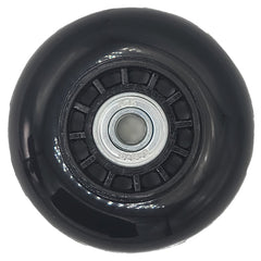 Side view of the 3 x 1 in. Anti-Tip Caster Wheel for Wheelchairs and Scooters showing 608 bearing