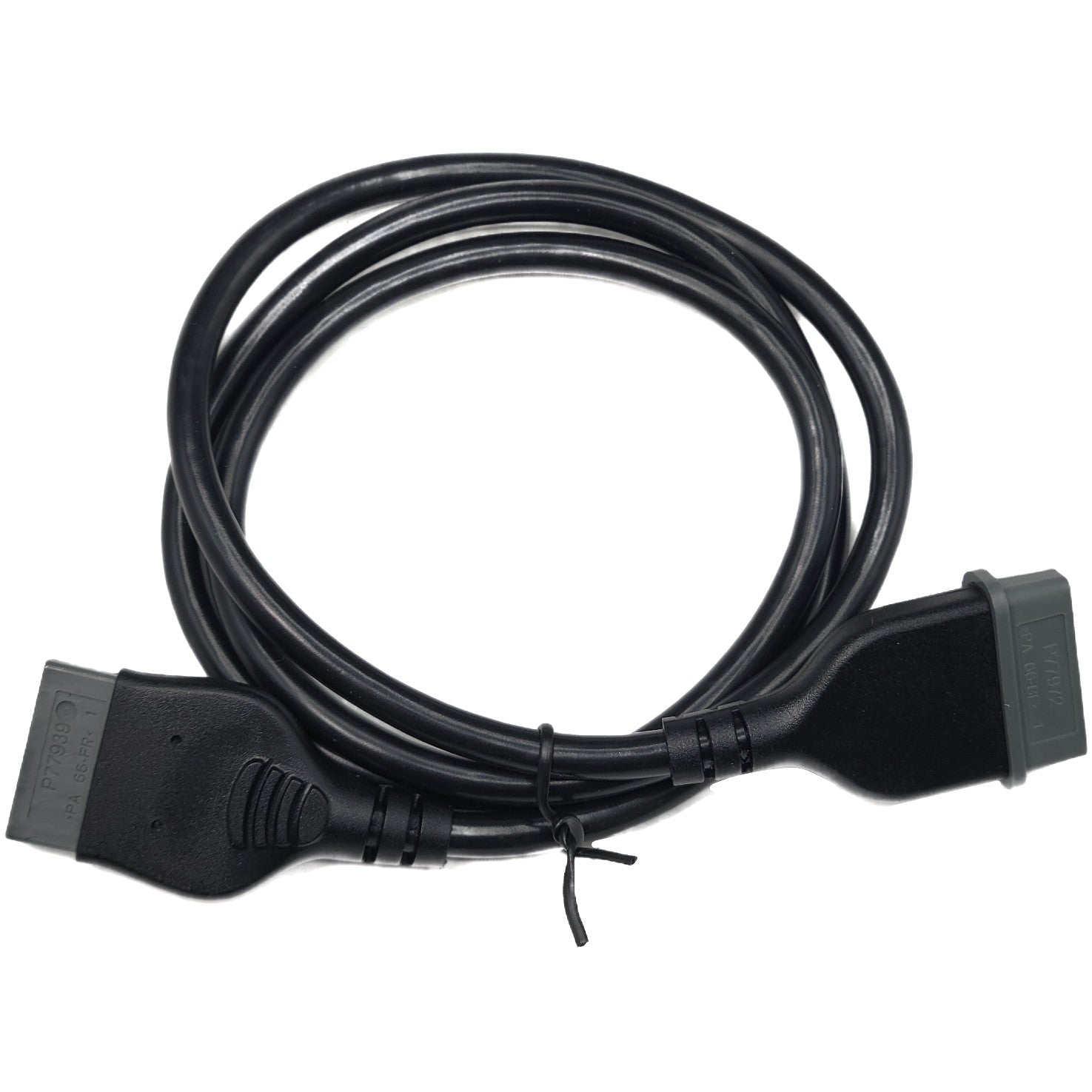 Back side view of the 40" Extension Cable for VR2 Joystick for Power Chairs showing durable black cable 33700176