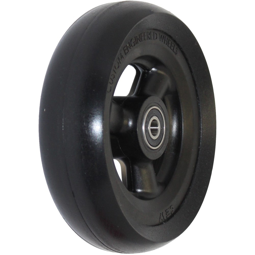 5 x 1.5 in. Soft Roll Hollow Spoke Wheelchair Caster Wheel