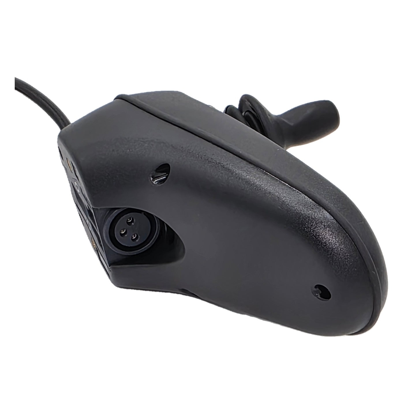 The 6 Key VR2 Joystick Controller for Power Chairs (PG Drives Technology D50680.01) features a 4 foot long cable with a 4 pin connector.