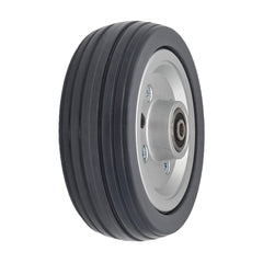 The replacement 6 x 2 in. Gray Caster Wheel Assembly for Jazzy J6 Power Wheelchairs fits the Jazzy J6 and Quantum Q610 power wheelchairs.