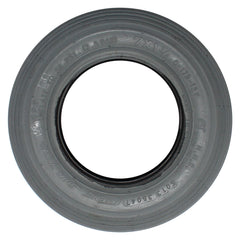 Side view of 7 x 1 3/4 inch wheelchair and scooter rib tire showing Cheng Shin Tire on sidewall