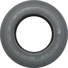Side view of 7 x 1 3/4 inch wheelchair and scooter rib tire showing Cheng Shin Tire on sidewall