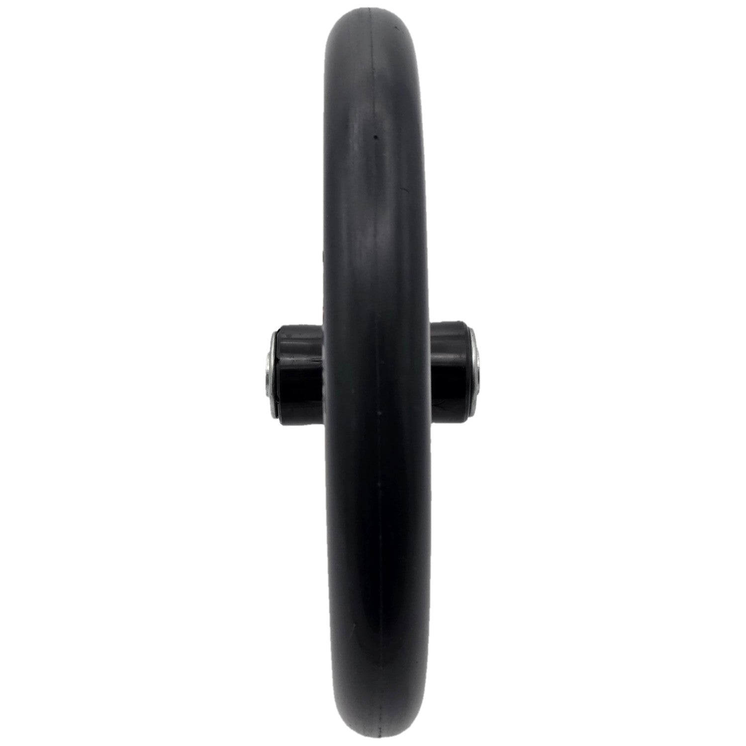 8 x 1 in. Invacare Wheelchair Caster Assembly with 2 3/8 in. Hub - black tread view shown
