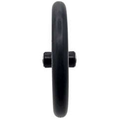 8 x 1 in. Invacare Wheelchair Caster Assembly with 2 3/8 in. Hub - black tread view shown