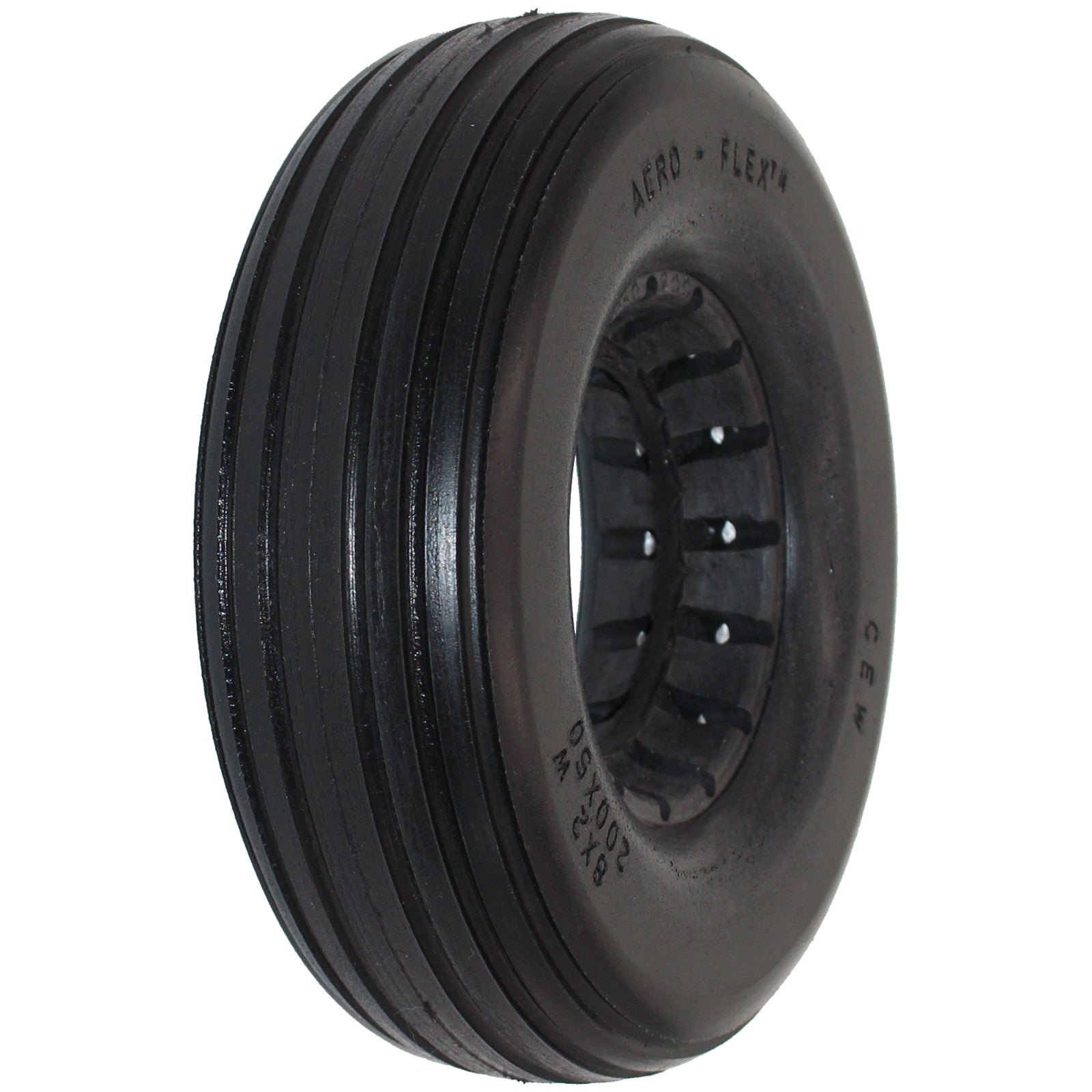 8 x 2 1/4 in. (200x80) Multi Rib Urethane Wheelchair Tire