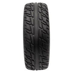 Close up tread view showing P-126 Pr1mo tread on a 9 x 3 in. Primo Drive Wheel For The Pride Jazzy Select Elite and Jazzy Sport