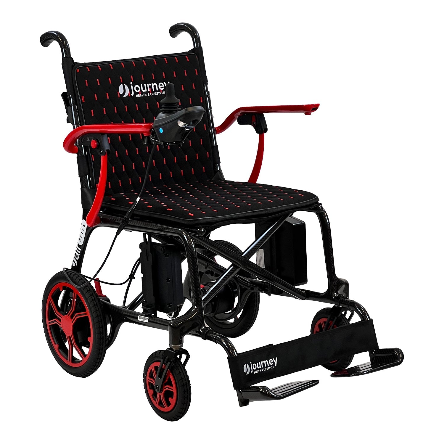 Experience unmatched freedom with the Journey Air Elite Lightweight Folding Power Chair by Journey Health.