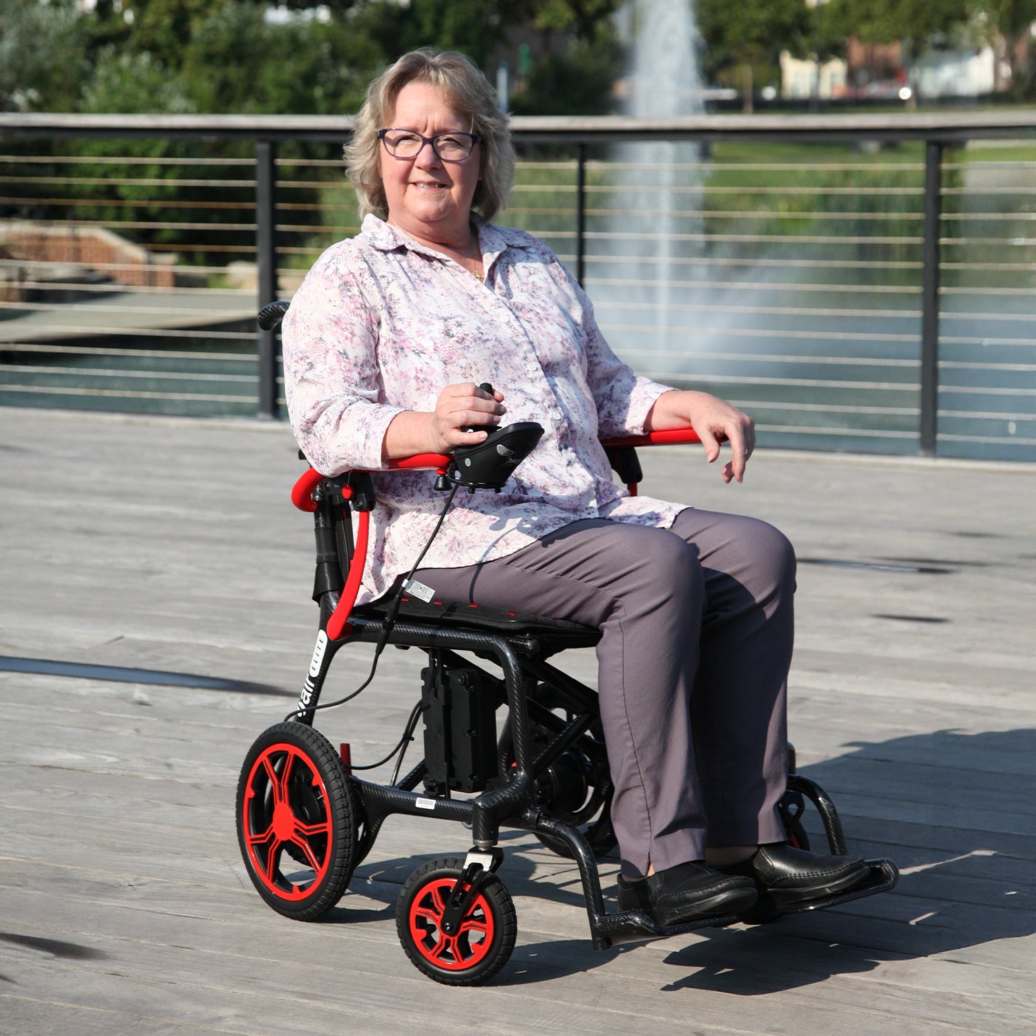 Experience unmatched freedom with the Journey Air Elite Lightweight Folding Power Chair by Journey Health.