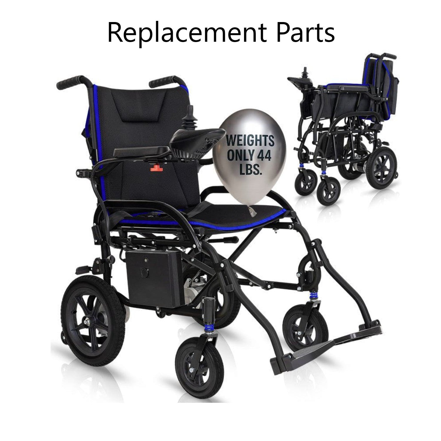 Replacement parts for the Vive Airframe Power Wheelchair at the DIY Mobility Parts. 