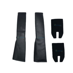 Top view of the Armrest pad cover set for Pride Jazzy Ultra Light power wheelchair. Includes both left and right covers, approximately 12 inches long. Pride ACC2404954.