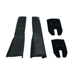 Armrest pad cover set for Pride Jazzy Ultra Light power wheelchair. Includes both left and right covers, approximately 12 inches long. Pride ACC2404954.