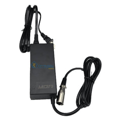Top view of The replacement Battery Charger for Journey Zoomer Power Chairs features a portable small design for charging anywhere. Part Number 8378