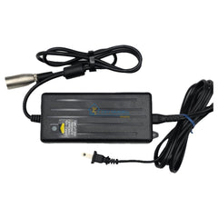 Top view of the replacement Battery Charger for Journey Zinger Power Chairs features a portable small design for charging anywhere. HP1202L3(2A)36V2A