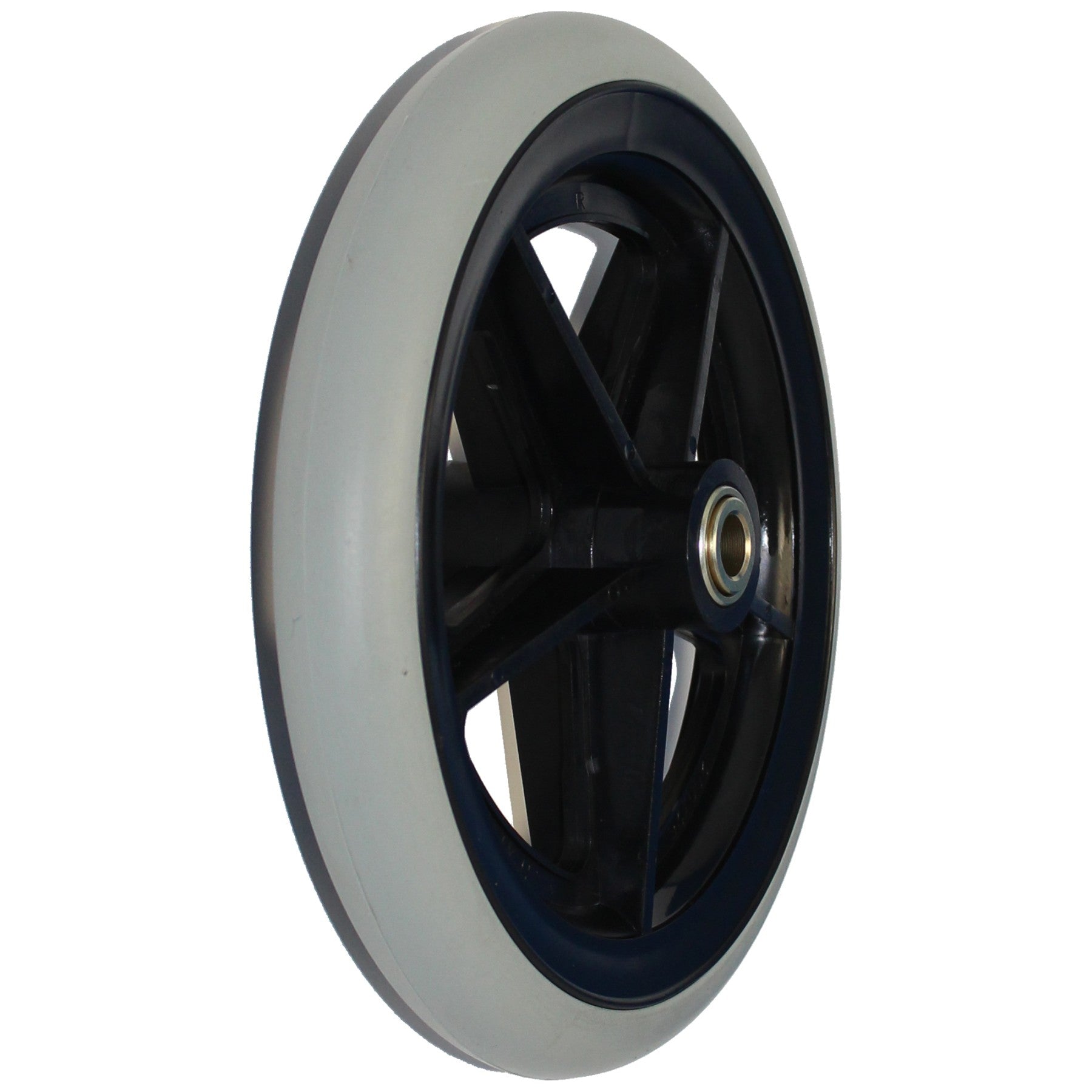 8 x 1 1/4 in. 5 Spoke Wheelchair Caster Wheel with 2 3/8 in. Hub