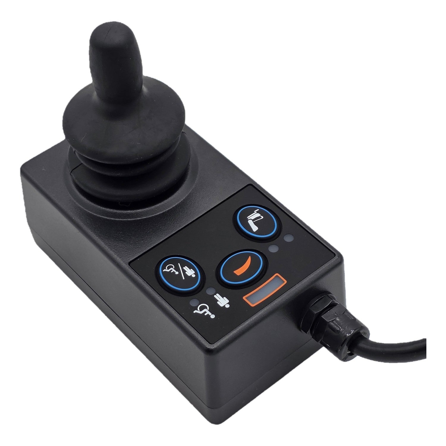 The VR2 Attendant Joystick Controller for Power Wheelchairs (PG Drives D50872) provides precise power chair control for attendants. PG Drives Technology D50872.01