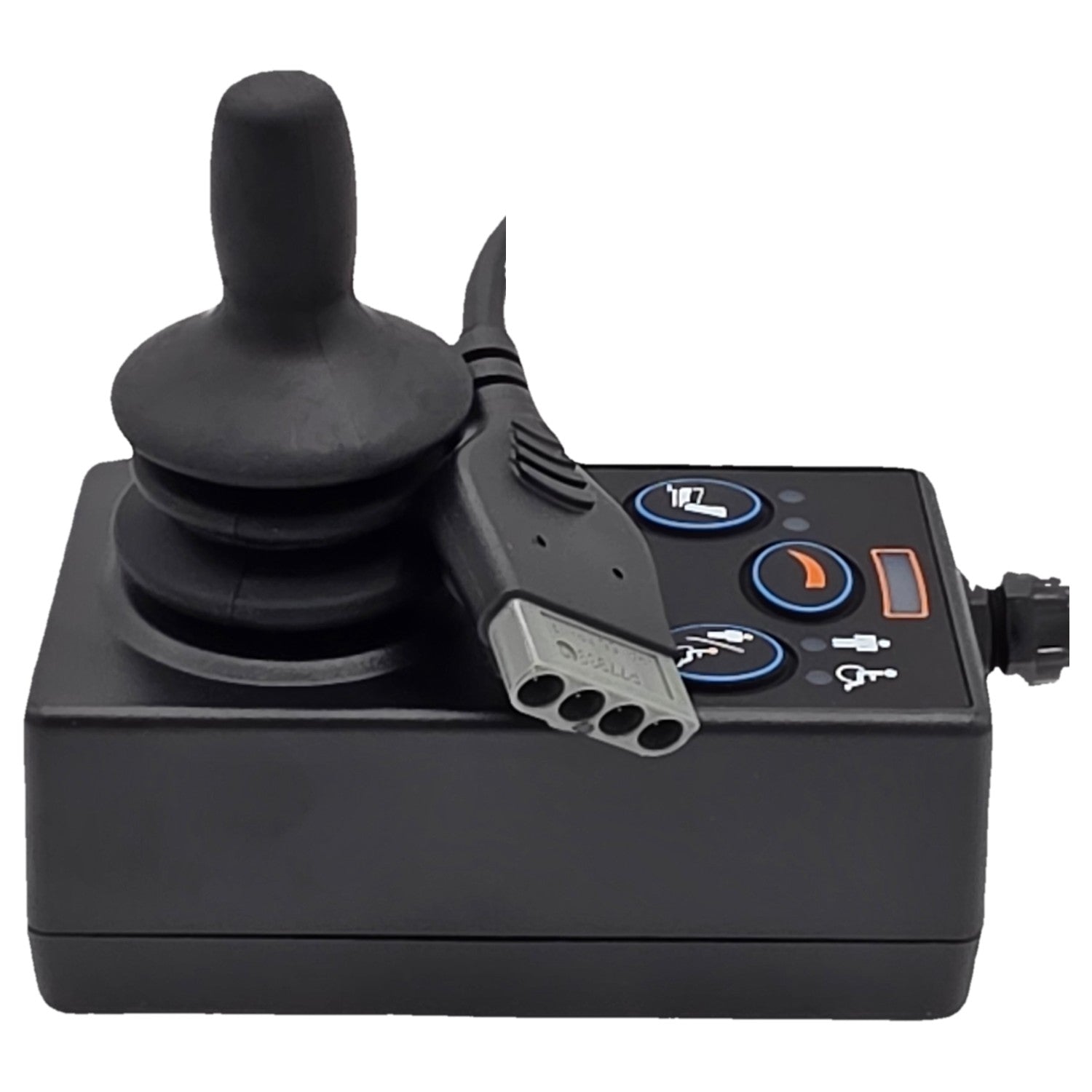The VR2 Attendant Joystick Controller for Power Wheelchairs (PG Drives D50872) provides precise power chair control for attendants. PG Drives Technology D50872.01