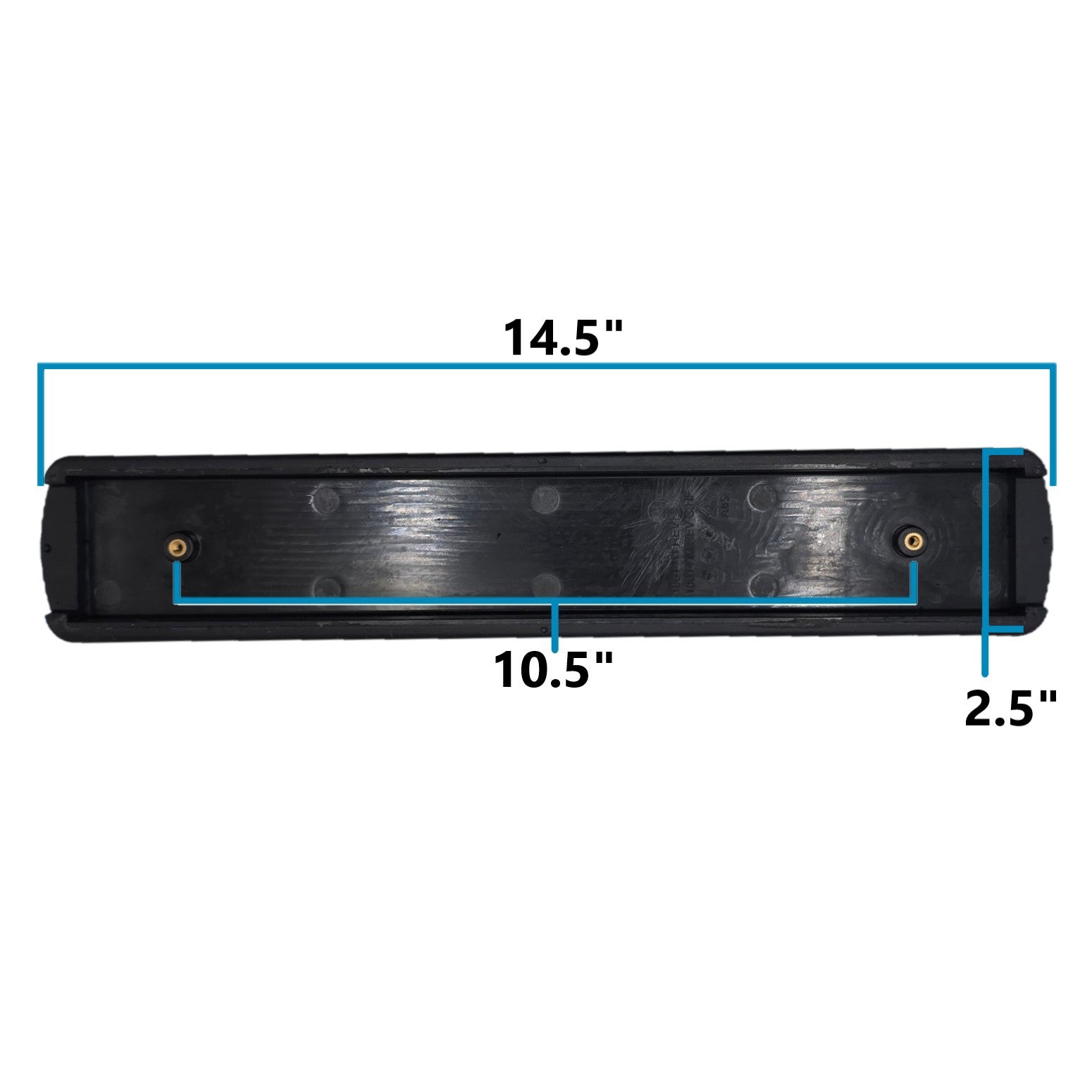 14.5 in. Pride Quantum Overmold Armrest Pad for Power Chairs