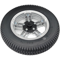 Back view view of the Drive Wheel Assembly for Merits Vector HD Wheelchair with 3.00-8 Kenda tire