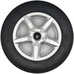 Front view of the Drive Wheel Assembly for Merits Vector HD Wheelchair with 3.00-8 Kenda tire