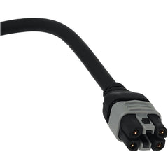 Close up view of the Dynamic Joystick Bus Extension Cable for SPJ+ Joystick showing locking connector