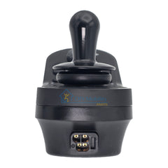 Back side view of the replacement Dynamic LiNX RM Lights LTD Seat Joystick For Power Wheelchairs. Showing cable connector for the Dynamic DLX-REM215-A