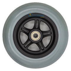 Side view of the 6 inch Front Caster Wheel for Journey Zinger Folding Power Chair showing bearing