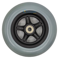 Side view of the 6 inch Front Caster Wheel for Journey Zinger Folding Power Chair
