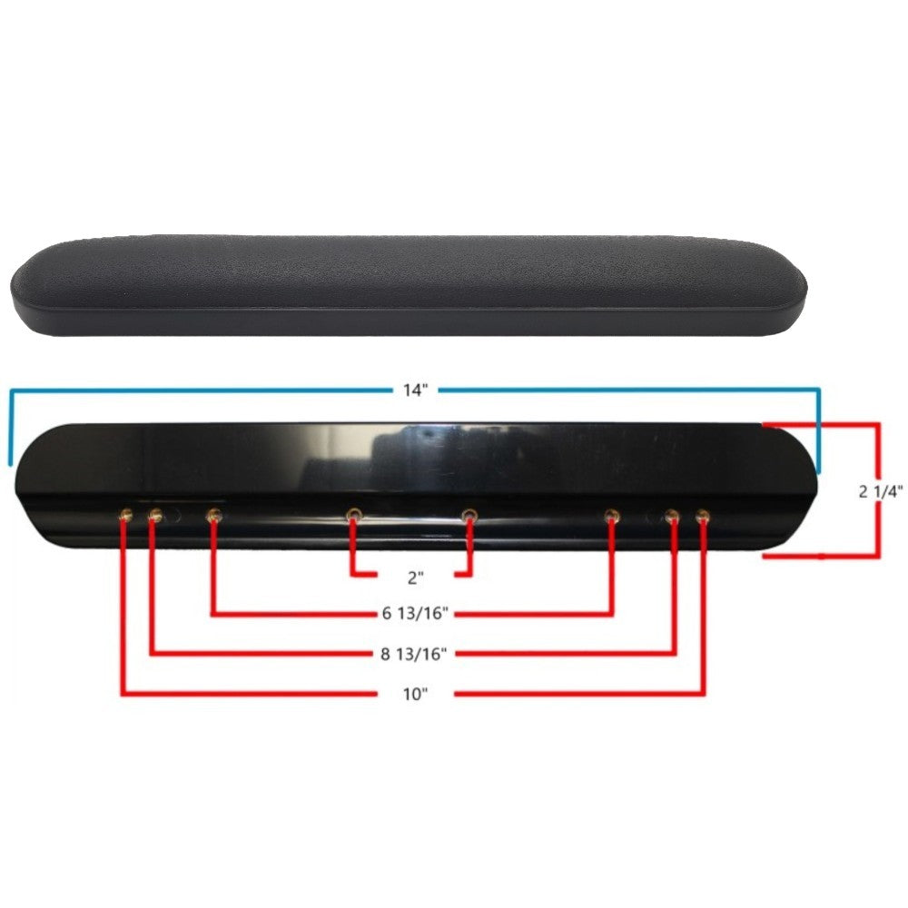 Full Length Urethane Wheelchair Armrest Pad (13.5 inch)