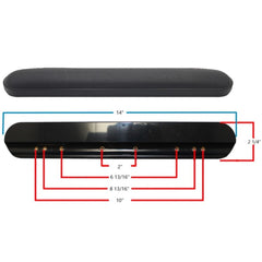 Full Length Urethane Wheelchair Armrest Pad (13.5 inch)