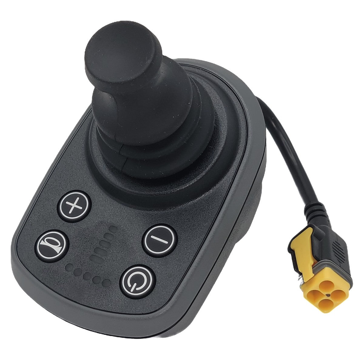 Close up view the GC2 and GC3 Joystick Remote for Power Wheelchairs compatible with PG Drives Technology D51934.01 and D51934