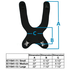 Wheelchair Chest Harness Standard Fit with Hyper-Cel