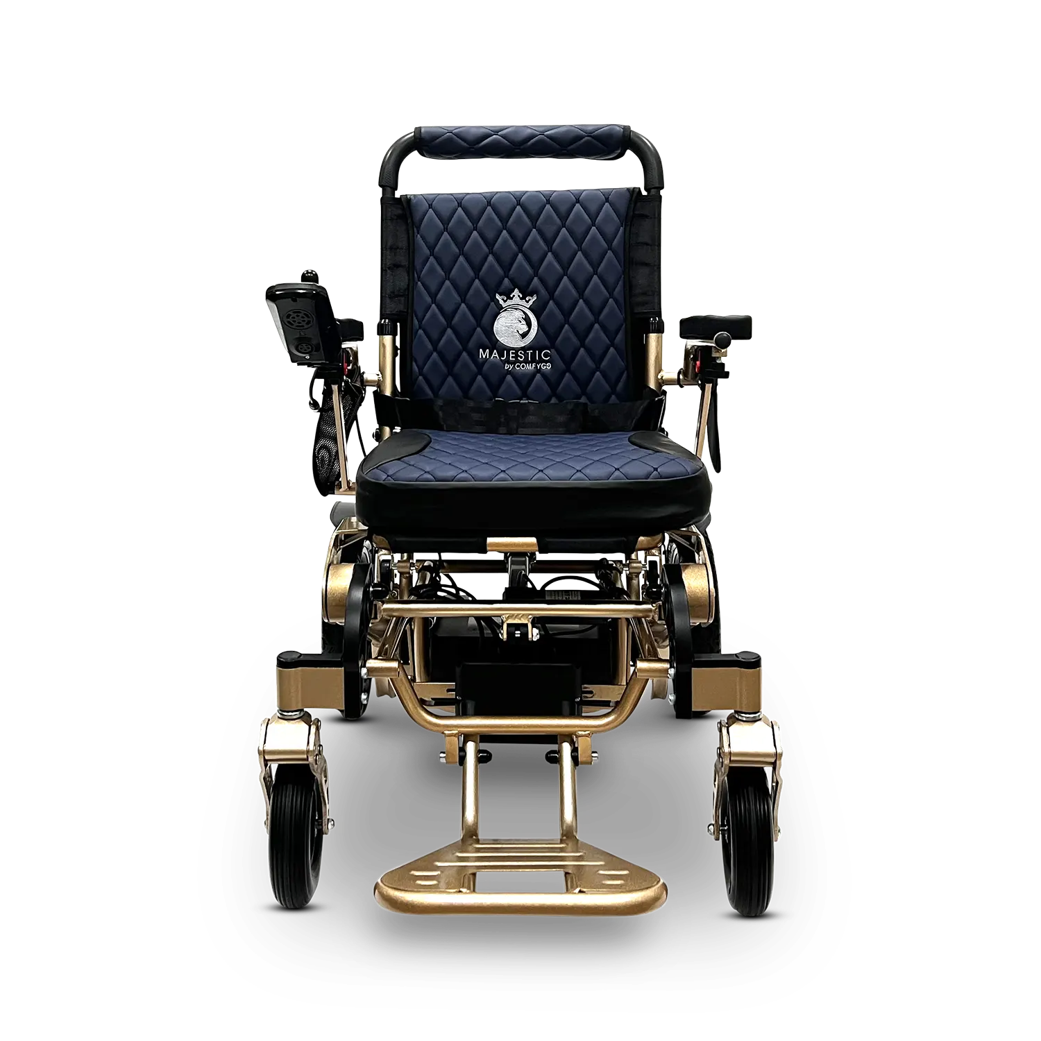 MAJESTIC IQ-7000 Auto Folding Remote Controlled Electric Wheelchair + Brushless Motor