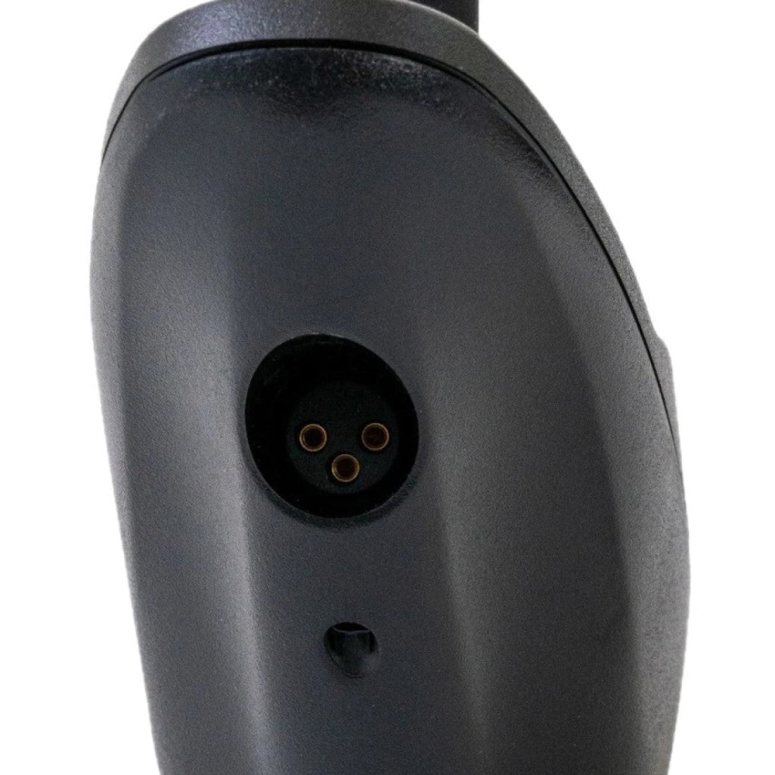 Close up view of MK5 SPJ+ Shark 4-button joystick for Invacare power wheelchairs including Pronto, Nutron, At’m, and TDX models. Replacement joystick DK-REMD02, 1127291.