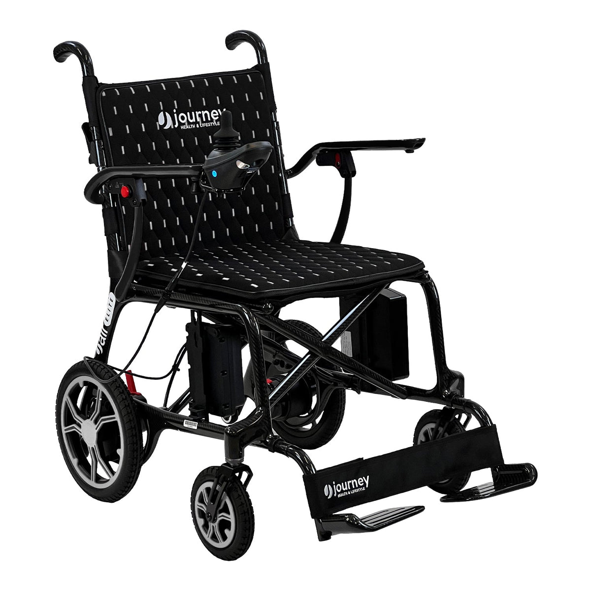 Experience unmatched freedom with the Journey Air Elite Lightweight Folding Power Chair by Journey Health.