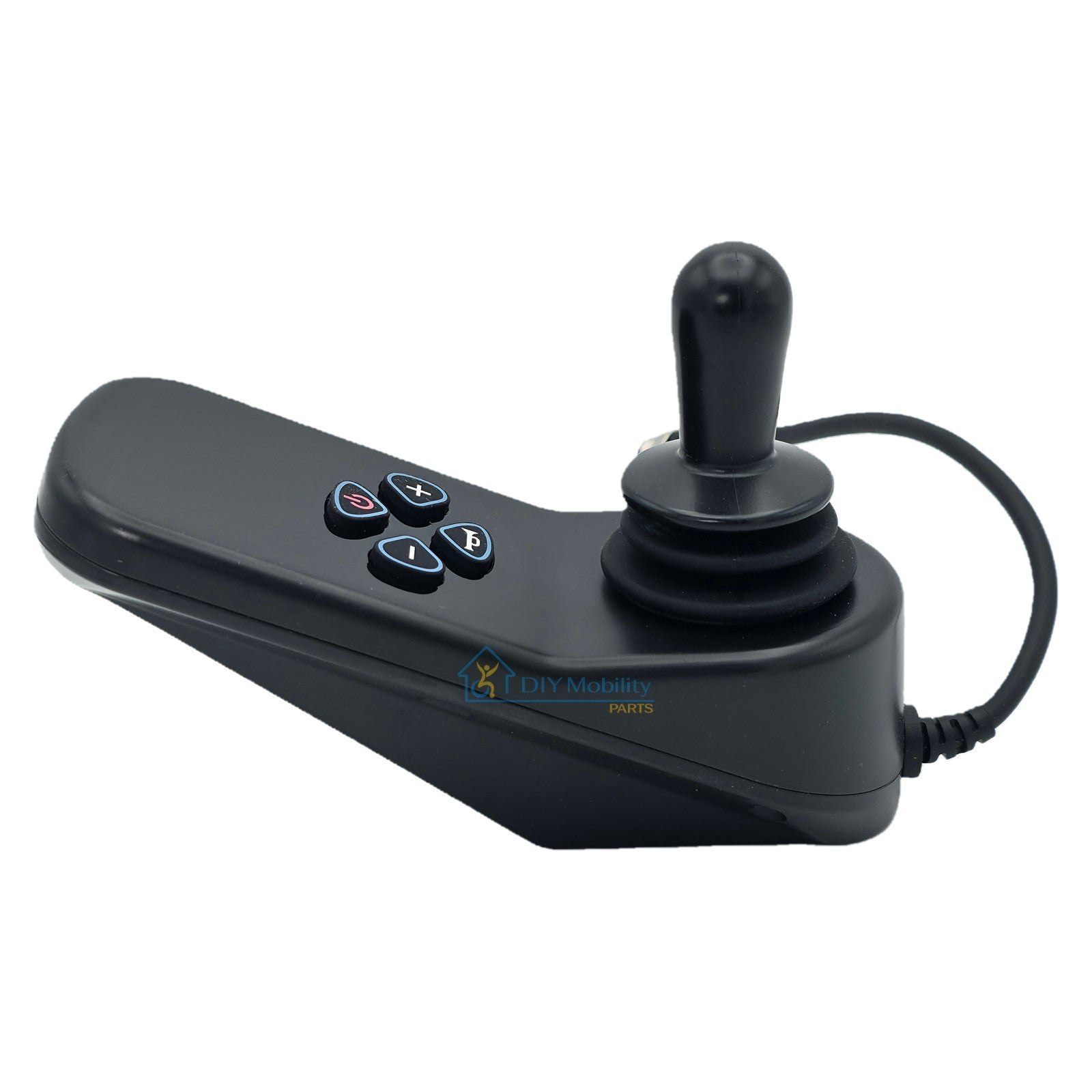 Side view of the replacement joystick controller for the Majestic 440 HD Plus Electric Folding Wheelchair. Model SYC-JCM21L-20-12068 35A