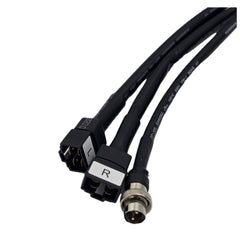 Replacement joystick for the Vive Air Frame Power Folding Electric Wheelchair showing the 3 connectors