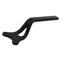 Replacement joystick mounting bracket for Pride Jazzy Carbon HD and Jazzy Carbon 27 power wheelchairs. Carbon fiber bracket in blue or red. Pride Mobility MEC2506199