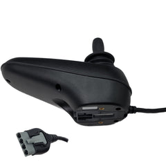 Bottom view of 6-Key VR2 Joystick Controller D51145.01 compatible with Pride Jazzy Air models