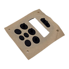 Back side view of the replacement keypad designed for the Q-Logic NE 4-button joystick.
