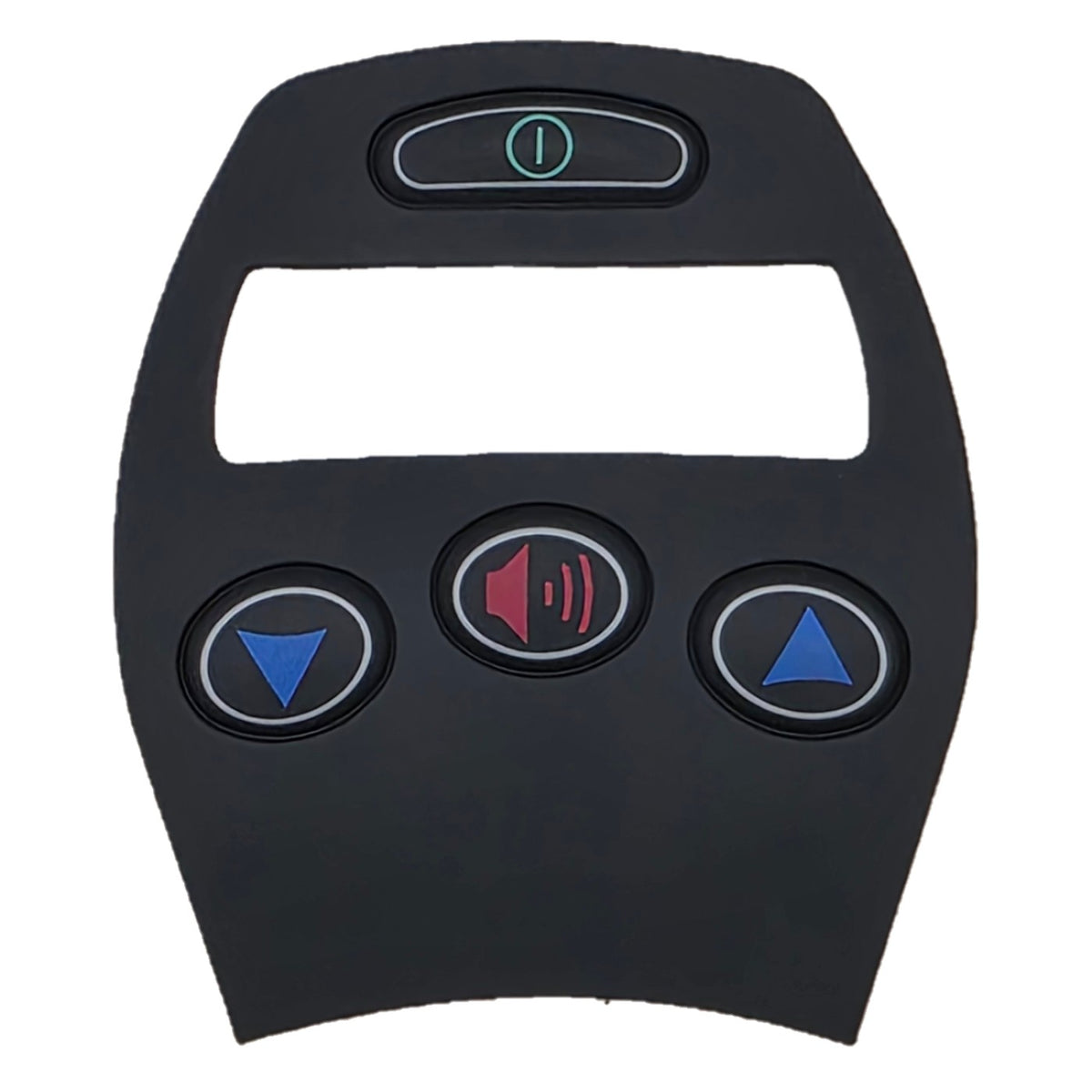 Restore the functionality and appearance of your wheelchair joystick with this replacement keypad designed for the Q-Logic NE 4-button joystick.